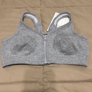 Carol Wior zip front closure bra. NWT